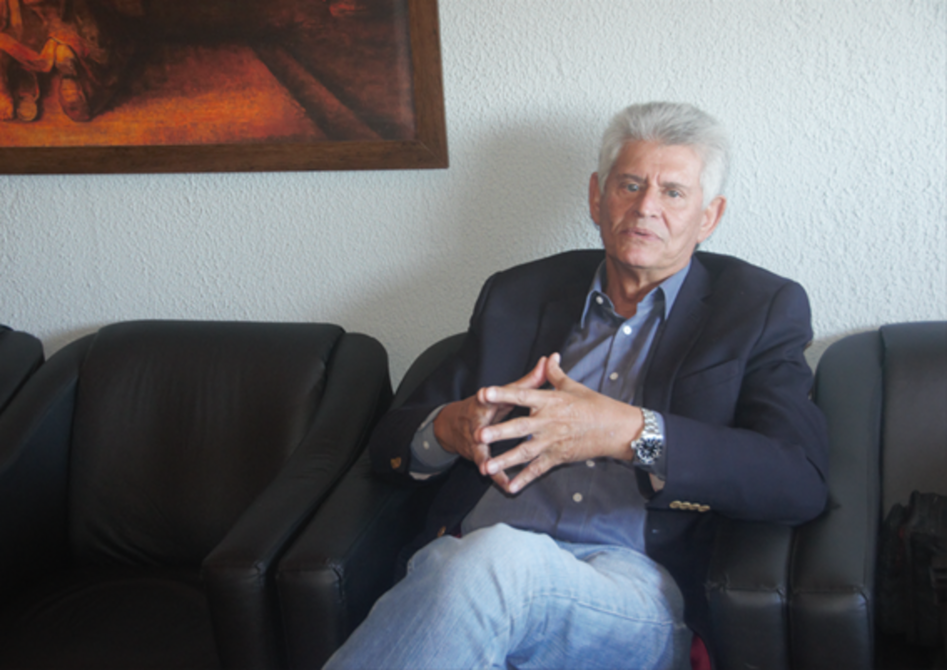 Legenda: Deputado Afonso Motta esteve na redação do CIDADE