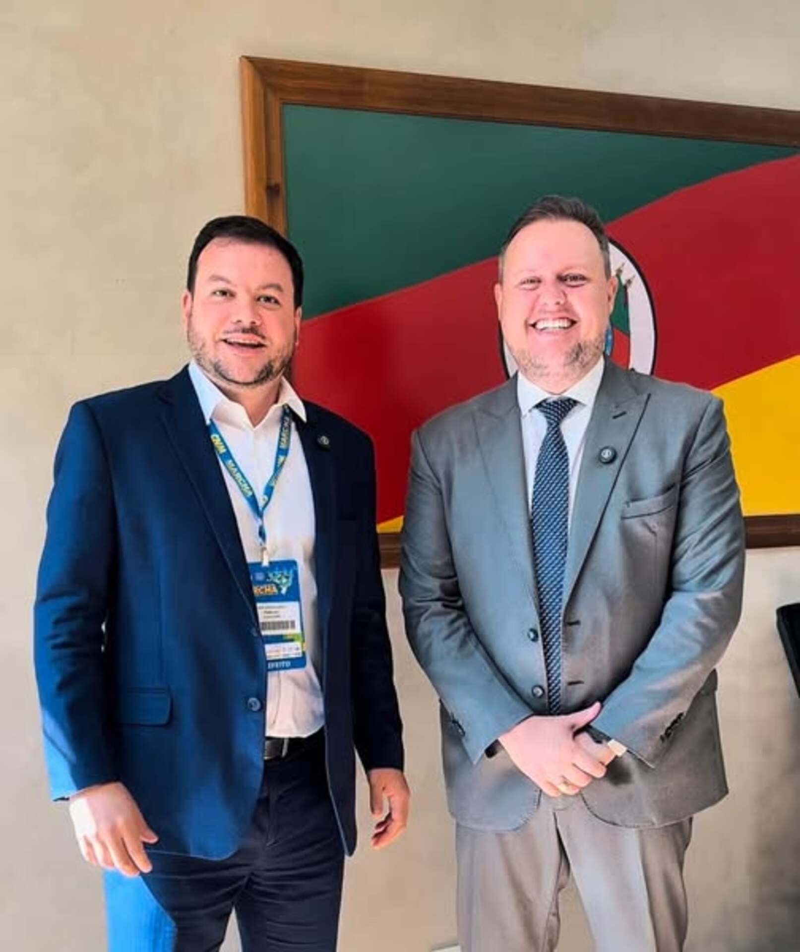 Covatti Filho e Carlos Delgado anunciaram destinação de recursos nesta quarta-feira