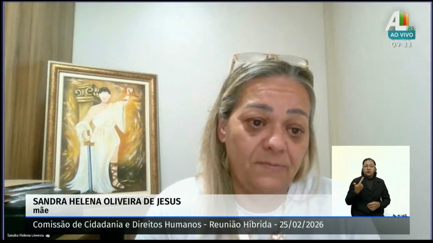 OAB Barro Preto - Assembleia ouve mãe de jovem morto em ação do Choque